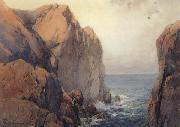 unknow artist Northern California Coast oil painting artist